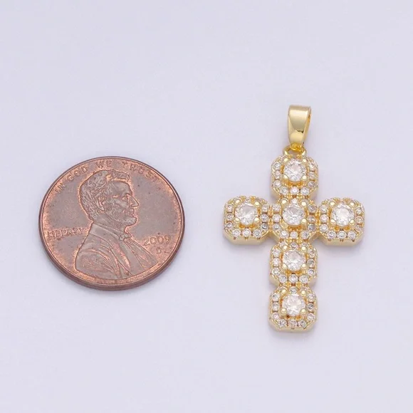 🎉HP🎉 Statement Cross Necklace | 14k Gold Filled - Picture 11 of 11